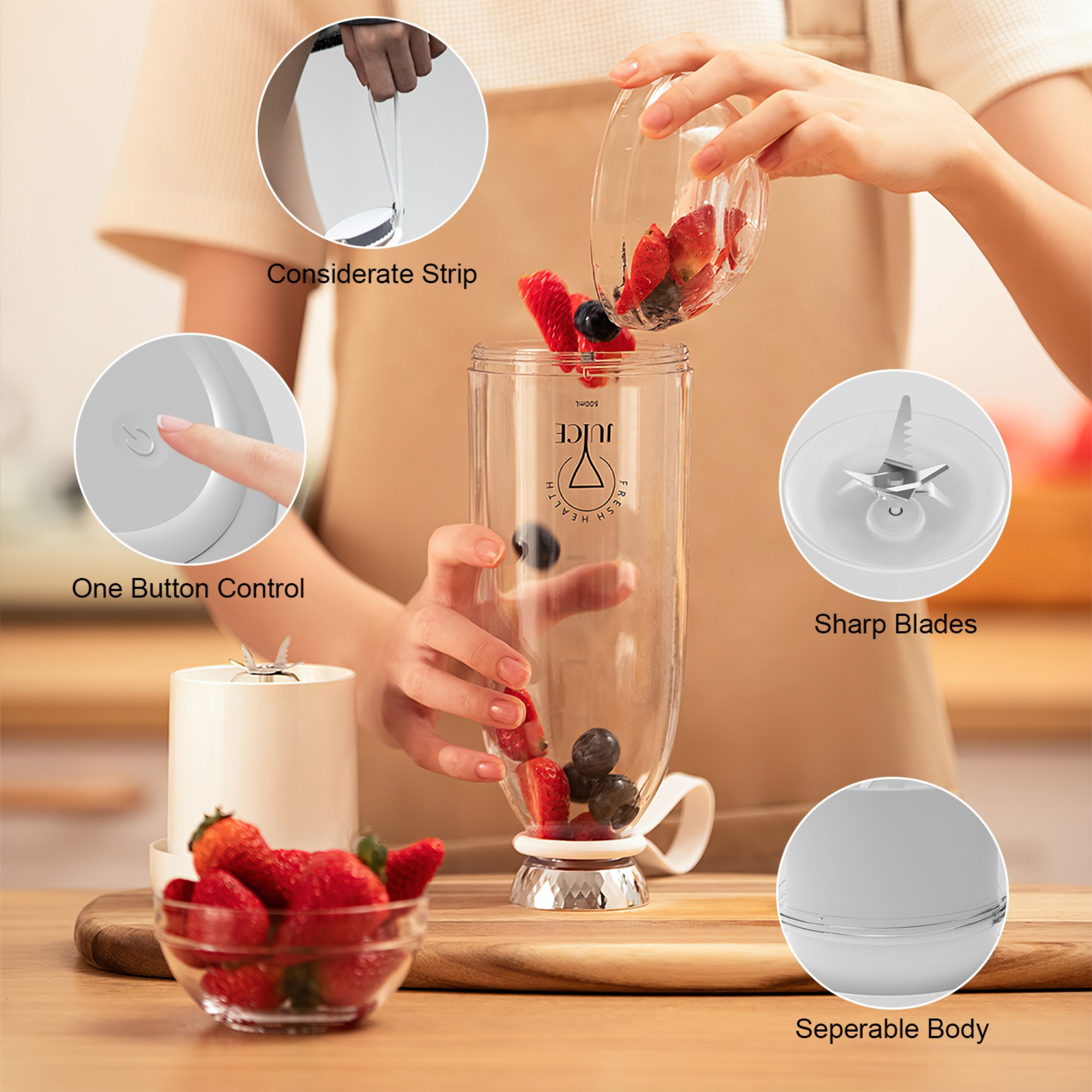 BlendGo™ Personal Smoothie Blender