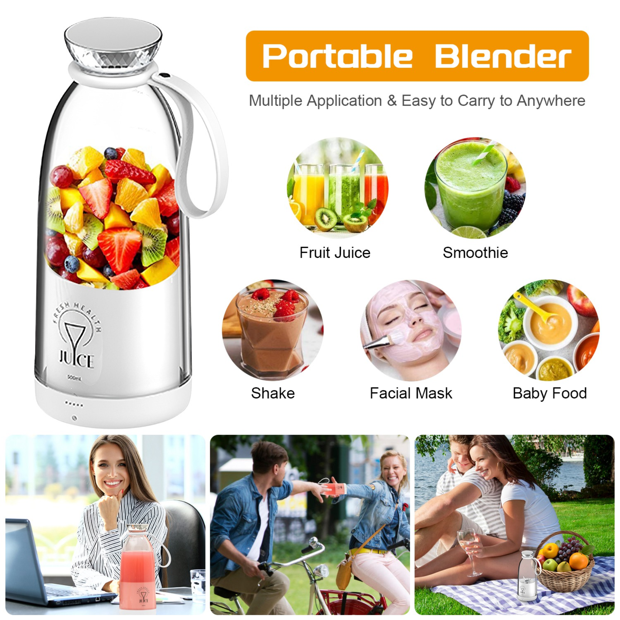 BlendGo™ Personal Smoothie Blender