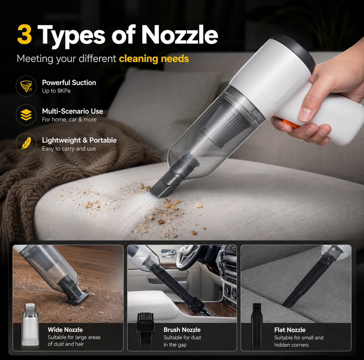 Vortex™ Cordless Handheld Vacuum