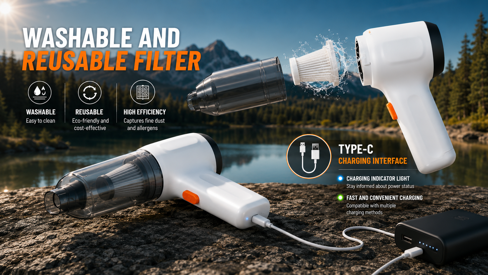 Vortex™ Cordless Handheld Vacuum